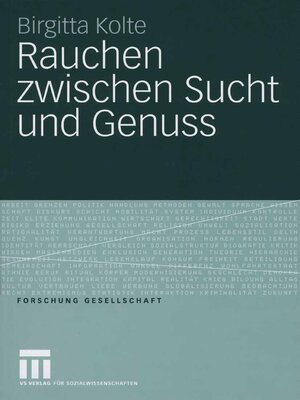 cover image of Rauchen zwischen Sucht und Genuss
